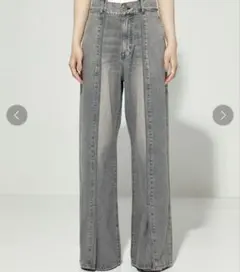 【STUDIOUSフレアデニム】Side Folded Jeans