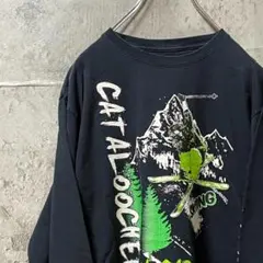 CATALOOCHEE スキー グラフィック ロゴ プリント ロンTのサムネイル