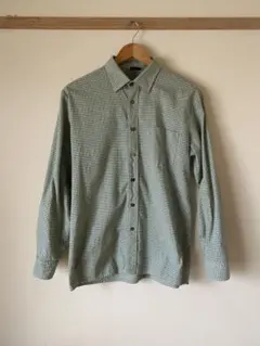 【美品】シャツ　長袖　ギンガムチェック　古着