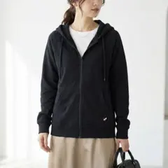 G9085*PLST プラステ☆パーカー☆フーディー☆黒ブラック☆2