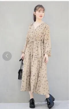 〈未使用品〉Heather 花柄ワンピース