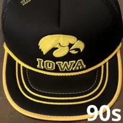 色味◎90s【台湾製】IOWA トラッカー　メッシュキャップ　vintage