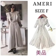 最終価格⬛︎美品AMERIアメリFRONT PLEATS LONG DRESS