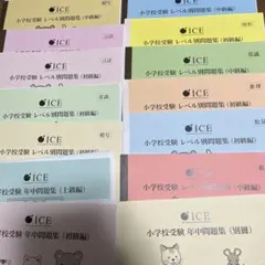 小学校受験☆ICE幼児教室　アイシーイー プリント10冊以上