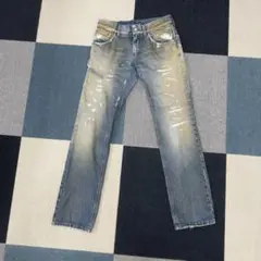 即購入OK 中古品　DIESEL イタリア製　デニム　31 ボタンフライ