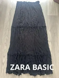 値下げ★ ZARA BASIC ザラ ロングスカート S マキシ丈