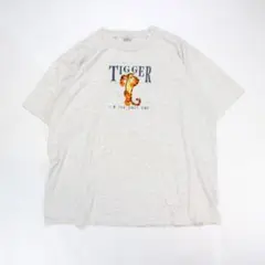 古着 Disney ディズニー Tigger ティガー プーさん 刺繍 Tシャツ