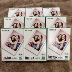 FUJIFILM instax mini インスタントフィルム 10パック×9