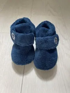 UGG ネイビー フリース ベビーシューズ