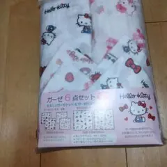 【新品未使用未開封】バースデイ サンリオハローキティ ガーゼハンカチ6点セット