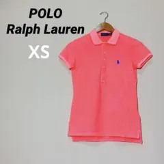 N93-9○ POLO RALPH LAUREN 半袖ポロシャツ XS ピンク