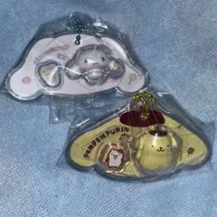 サンリオ　パッケージチャーム　ポムポムプリン　シナモロール