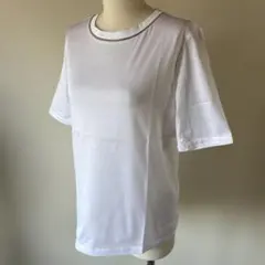 美品 Fabiana Filippi モニーレ装飾 半袖Tシャツ イタリア製のサムネイル