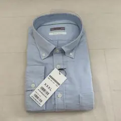 新品✨DoCLASSE PURE FINE+ 長袖シャツ XXXL サックス