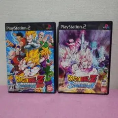 【PS2】　2枚セット　ドラゴンボールZ Sparking！　/　NEO　ソフト