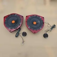 KENWOOD スピーカーセット レッド ツイーター付きのサムネイル