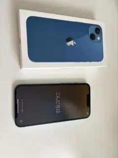 iPhone 13 ブルー 本体 箱付き　SIMフリー　128GB