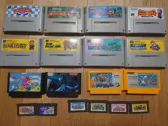 レトロゲームソフトまとめ売り　gba sfc fc
