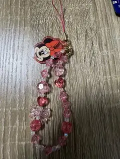 ディズニーキャラクター シークレットストラップ ビーズ　ミニー　箱無し