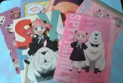 323#️⃣スパイファミリー　アーニャ＆ボンド　クリアファイル6点　未使用