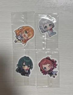 学園アイドルマスター　ステッカー　4枚セット