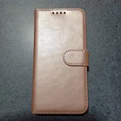 手帳型ケース ピンク カードポケット付き