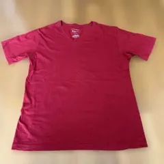 TK MIXPICE 赤 Vネック Tシャツ X LARGE