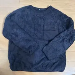 UNIQLO KIDS フリースプルオーバー ネイビーのサムネイル