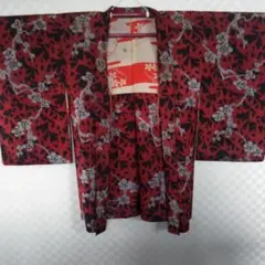 羽織1 銘仙羽織　アンティーク羽織　梅