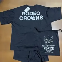 RODEO CROWNS Tシャツ 巾着付き ブラックのサムネイル