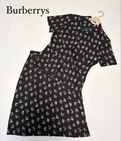 Burberrysバーバリーズ花柄 セットアップ ブラウス スカート半袖90s