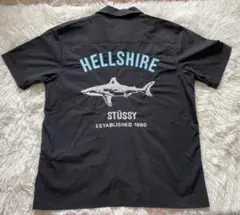 T*3様 old STUSSY HELLSHIRE 鮫刺繍ロゴ 半袖シャツ くす - メルカリ