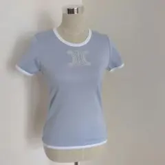 CELINE　Tシャツ　Mサイズ　水色のサムネイル