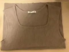 GU リブ編み タンクトップ Sサイズ 2色セット