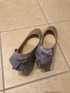 期間限定お値下げ＊オリエンタルトラフィック＊　リボン　メタリック　パンプス