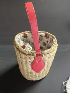kate spade りんご かご ラタン バッグ - メルカリ