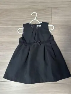 90cm 黒フォーマルワンピース