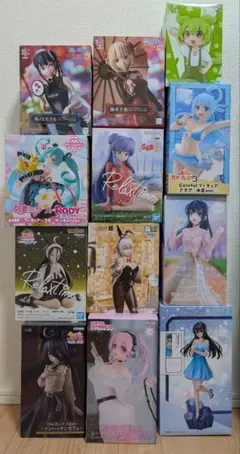 【ずんだもん/リコリコ/ミク/他】プライズフィギュア　12体セット　まとめ売り