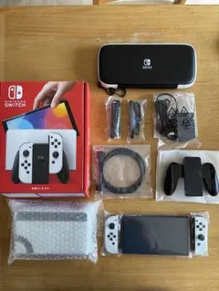 Joy-Conほぼ新品　Nintendo Switch 有機ELモデル ホワイト