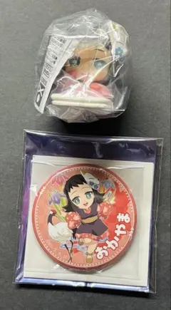 鬼滅の刃　真菰　TOGO 岡山　缶バッジ　おねむたん