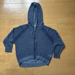 GU フード付きジップアップメッシュパーカー Sサイズ