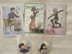 僕のヒーローアカデミア ヒロアカ飯田天哉 蛙吹梅雨芦戸三奈缶バッジ ポストカード