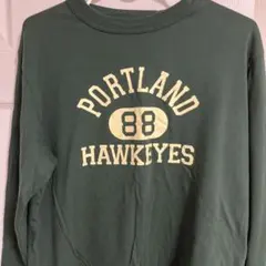 大幅値下げ中　完全未使用Champion長袖トレーナーリバーシブル緑グレー