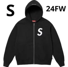 Supreme S Logo Zip Up Hooded Sweatshirt