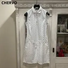 CHERVO シェルボ ワンピース 42 ホワイト ストレッチナイロン ゴルフのサムネイル