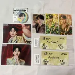 M!LK 吉田仁人 のぞいてみるく？展 生写真 感バッチ 好きすぎて滅 トレカ