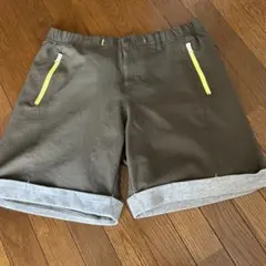 アディダス　メンズ　短パン　ハーフパンツ　トレーニング　スポーツ　カーキ