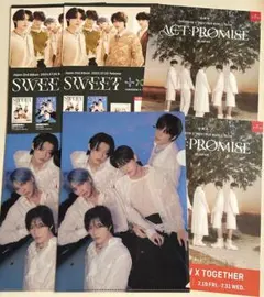 TXT トゥバ SWEET 限定特典 クリアファイル フライヤー