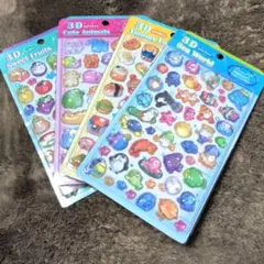 Nekoni 3Dステッカー 4パックセット新品未使用