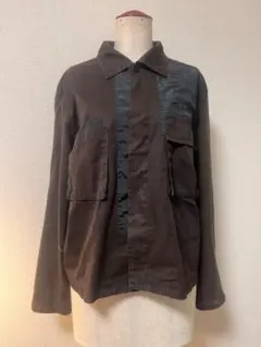 ブラウン ミリタリージャケット